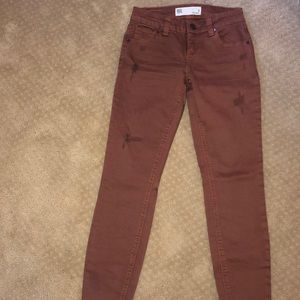 RSQ copper skinny jeans